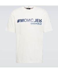 3 MONCLER GRENOBLE - Day-namic Logo Cotton Jersey T-shirt - Lyst