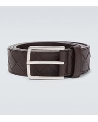 Bottega Veneta - Intreccio Leather Belt - Lyst