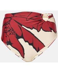 Johanna Ortiz - Printed High-Rise Bikini Bottoms - Lyst