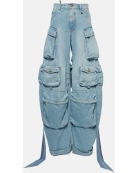 The Attico - Cutout Cargo Jeans - Lyst