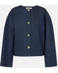 FFORME - Dev Cropped Denim Jacket - Lyst