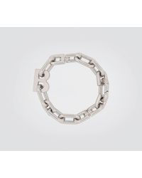 Balenciaga Bracciale B Chain - Metallizzato