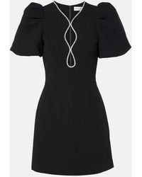 Rebecca Vallance - Estella Embellished Crepe Minidress - Lyst