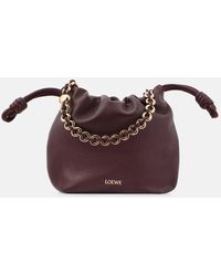 Loewe - Flamenco Mini Leather Shoulder Bag - Lyst