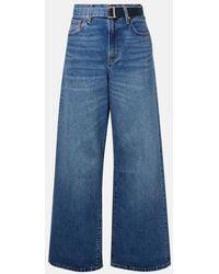 Sacai - X Levi's High-Rise Wide-Leg Jeans - Lyst