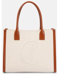 Christian Louboutin - Borsa By My Side E/W Large in canvas - Lyst