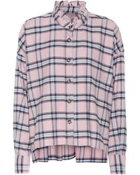 Étoile Isabel Marant Chemise Ilaria en coton à carreaux - Rose