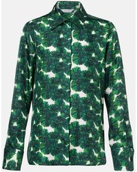 Max Mara - Bedrucktes Hemd Rodesia Aus Seiden-Twill - Lyst