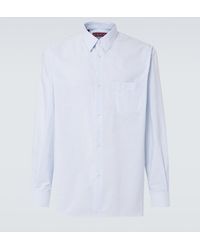 Gucci - Striped Cotton Poplin Shirt - Lyst