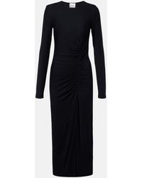 Isabel Marant - Vestido Largo Jelina De Jersey Fruncido - Lyst