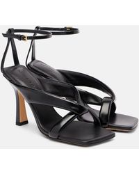 Bottega Veneta - Riva Leather Sandals - Lyst