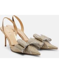 Mach & Mach - Le Cadeau 85 Mesh Slingback Pumps - Lyst