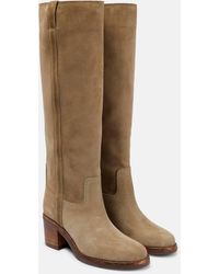 Isabel Marant - Seenia Suede Knee-high Boots - Lyst