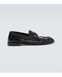 Saint Laurent - Le Loafer Penny Slippers - Lyst