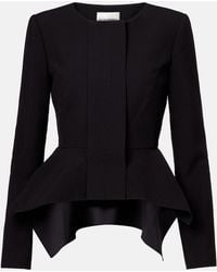 Roland Mouret - Peplum Crepe Jacket - Lyst