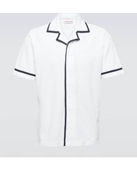 Orlebar Brown - Camisa Griffith en rizo de algodon - Lyst