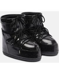 Moon Boot - Icon Low Glitter Snow Boots - Lyst