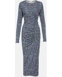 Isabel Marant - Jelina Floral Printed Jersey Midi Dress - Lyst