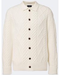 arch4 - Mr Columbia Cable-Knit Cashmere Cardigan - Lyst