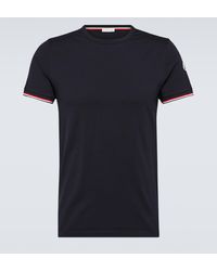 Moncler - T-shirt en coton melange - Lyst