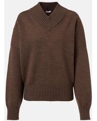 Bottega Veneta - Pullover Aus Einem Baumwollgemisch - Lyst