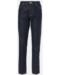 TOTEME - Low-Rise Straight Jeans - Lyst
