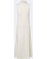Magda Butrym - Wool, Silk, And Cashmere Midi Dress - Lyst