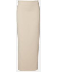 KHAITE - Lyle Crepe Maxi Skirt - Lyst