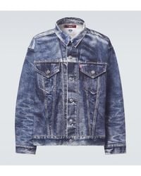 Junya Watanabe - X Levi's Printed Denim Jacket - Lyst