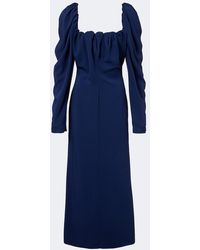 Vivienne Westwood - Gathered Crepe De Chine Gown - Lyst