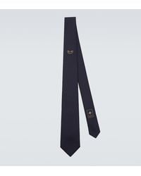 Gucci - Horsebit Silk Jacquard Tie - Lyst