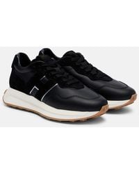 Hogan - H641 Suede And Leather Sneakers - Lyst