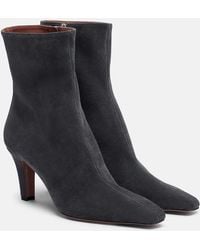Paris Texas - Belle Suede Ankle Boots - Lyst