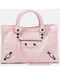 Balenciaga - Schultertasche Le City Small Aus Leder - Lyst