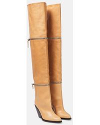 Isabel Marant - Lelodie Leather Over The Knee Boots - Lyst