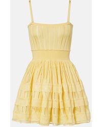 Alaïa - Knitted Minidress - Lyst