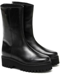 Dorothee Schumacher Sporty Elegance Leather Boots - Black