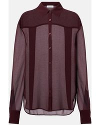 Frankie Shop - Hemd Peri Aus Georgette - Lyst