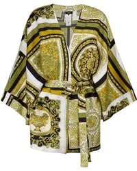 versace satin robe