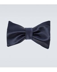 Brunello Cucinelli - Cotton And Silk Satin Bow Tie - Lyst