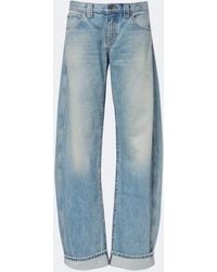 KHAITE - Karo Faded Barrel-Leg Jeans - Lyst