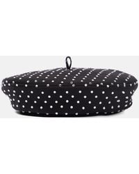 Ruslan Baginskiy - Beret Beanie En Laine Melangee A Ornements - Lyst