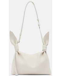 Loewe - Scarf Mini Leather Shoulder Bag - Lyst