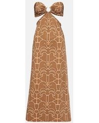 Johanna Ortiz - Jungle Geometry Strapless Maxi Dress - Lyst
