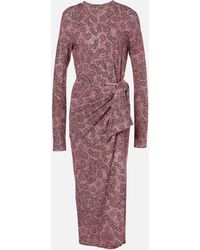 Isabel Marant - Lisy Jersey Wrap Dress - Lyst