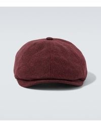 Brunello Cucinelli - Wool And Cashmere Newsboy Cap - Lyst