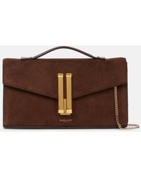 DeMellier London - Clutch Vancouver Aus Veloursleder - Lyst