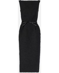 Erdem - Tweed Midi Dress - Lyst