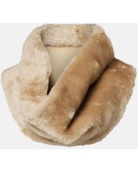 TOTEME - Shearling Scarf - Lyst
