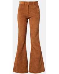 Moncler - Corduroy Flared Pants - Lyst